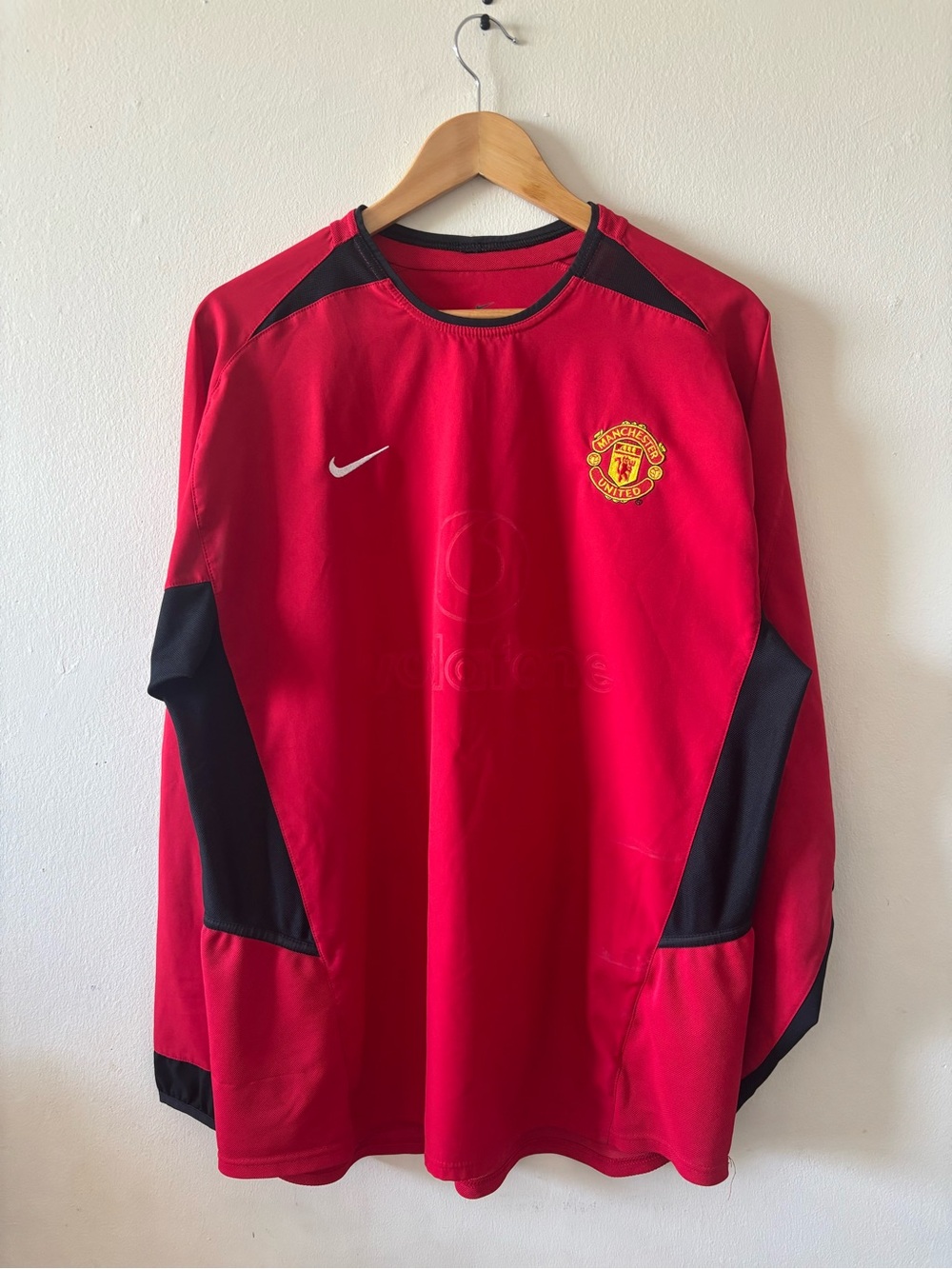 Vintage Nike Manchester United 2002-04 Home Long Sleeve Jersey